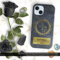 Virgo Dark Zodiac Astrologie : Noir & Or