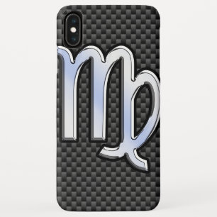 Etui iPhone Case-Mate Virgo Sign on Charcoal Carbon Print