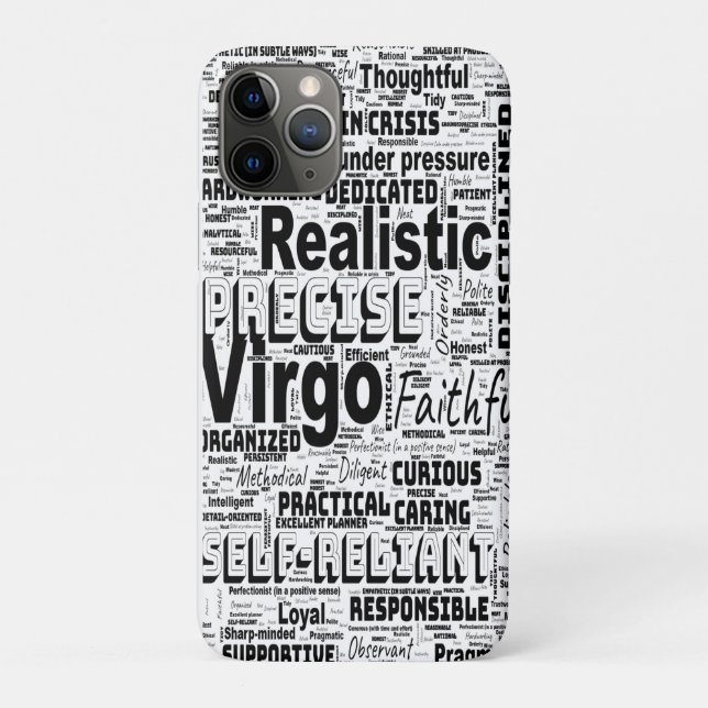 Coques Case-Mate iPhone Virgo Zodiac Mot Cloud Inspiration (Dos)