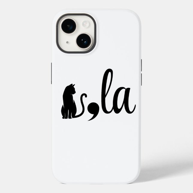 Coques Case-Mate iPhone Virgule La Kamala Harris - mère de chat pour Kamal (Verso)