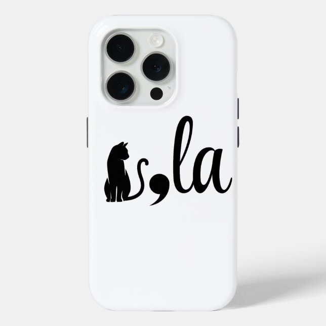 Coques Case-Mate iPhone Virgule La Kamala Harris - mère de chat pour Kamal (Verso)