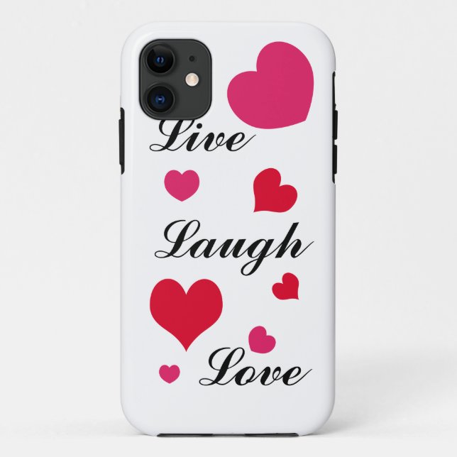 Coques Case-Mate iPhone Vis, Rires, Amour (Dos)