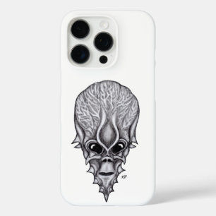 Coque iPhone 16 Pro Visage Alien, Reconstruction faciale du crâne afri