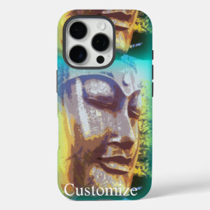 Coque iPhone 16 Pro visage bouddha
