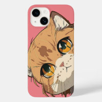 Visage de chat d'Anime