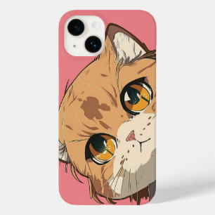 Coque Case-Mate iPhone Visage de chat d'Anime