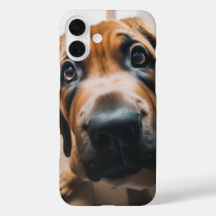 Coque Pour iPhone 16 Plus Visage de chien