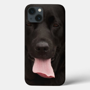 Etui iPhone Case-Mate Visage de chien noir