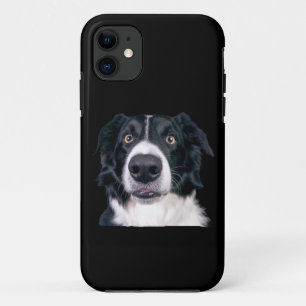 Case-Mate iPhone Case Visage de chien noir et blanc
