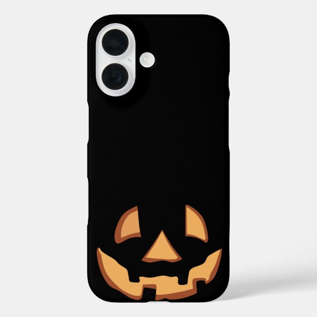 Coques Case-Mate iPhone Visage de citrouille pour Halloween (Verso)