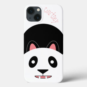 Case-Mate iPhone Case Visage d'ours Panda Cute personnalisable