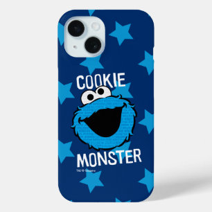 Coque Pour iPhone 15 Visage du Motif du monstre de cookies