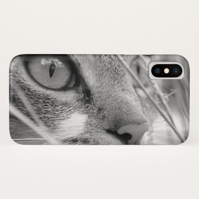 Coques Case-Mate iPhone Visage d'un chat (Dos (Horizontal))