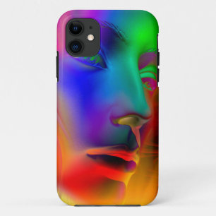Case-Mate iPhone Case Visage d'une femme psychédélique