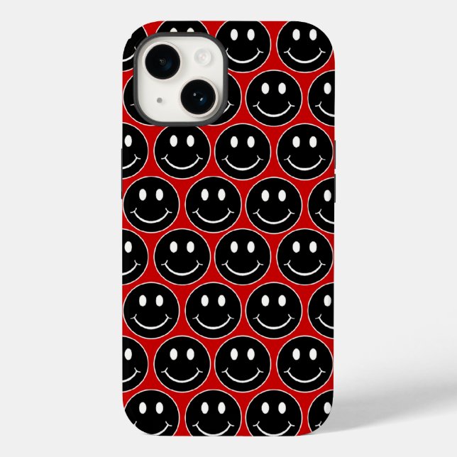 Coques Case-Mate iPhone Visage heureux (Verso)