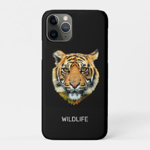 Case-Mate iPhone Case Visage sauvage de tigre sur noir