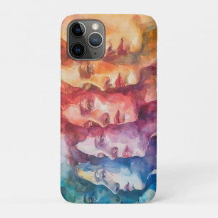 Case-Mate iPhone Case Visages des femmes - Peinture aquarelle