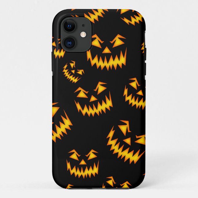 Coques Case-Mate iPhone Visages d'Halloween effrayants (Dos)
