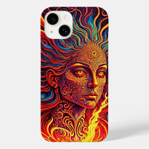 Coque Case-Mate iPhone Visionnaire fille avec troisième oeil Pastel Psych
