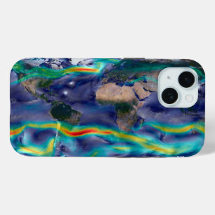 Coque Case-Mate iPhone Visualisation Des Vents Mondiaux.