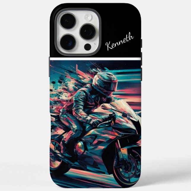 Coques Case-Mate iPhone Vitesse Flurred Motorcycle Ride (Verso)