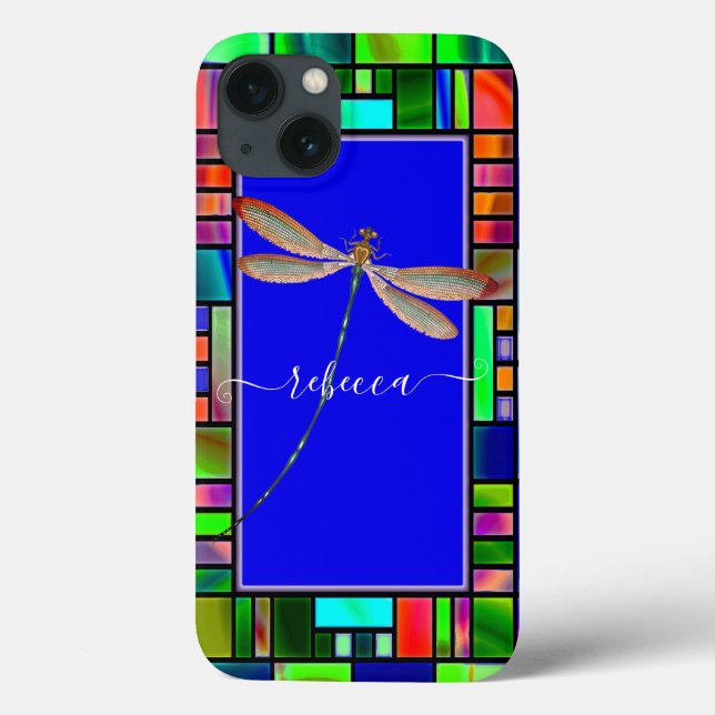 Coques Case-Mate iPhone Vitre et libellule personnalisée  (Verso)