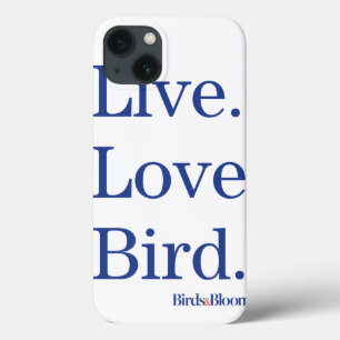 Etui iPhone 13 Vivant. Amour. Oiseau