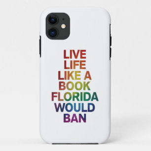 Case-Mate iPhone Case Vivez comme le livre que la Floride interdirait Ca