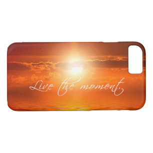 Case-Mate iPhone Case Vivez le moment Inspirational Citation Ocean Sunse