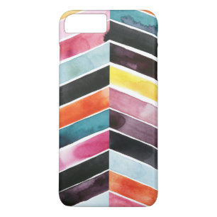 Coque Case-Mate Pour iPhone Vivid aquarelle Chevron I