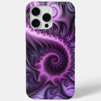 Vivid Cool Abstrait rose violet Fractal Art Spiral