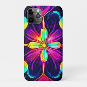 Case-Mate iPhone Case Vivid Neon Floral Mandala Art