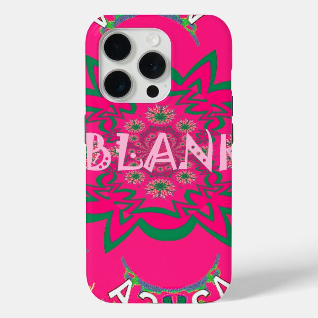 Coques Case-Mate iPhone Vivid Vivid Bébé rose floral violet ombrage Monogr (Verso)