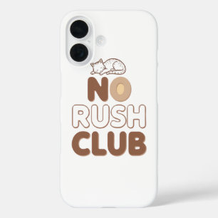 Coque Pour iPhone 16 Vivre Lentement avec Humour et Journée Paresseuse