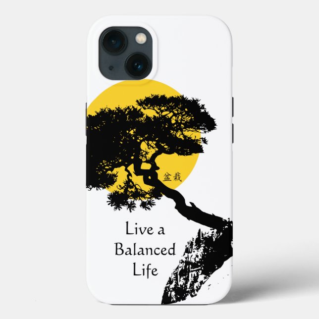 Coques Case-Mate iPhone Vivre un équilibre Bonsai Tree (Verso)