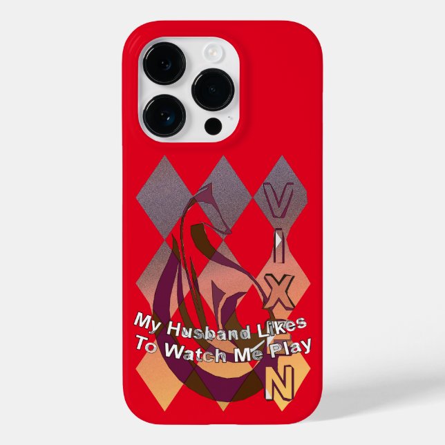 Coques Case-Mate iPhone Vixen mari aime me regarder jouer (Verso)