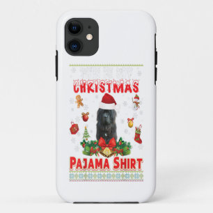 Case-Mate iPhone Case Voici mon pyjama de Noël   Chien de Terre-Neuve