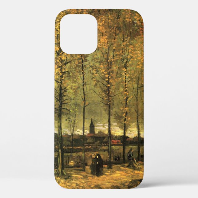 Coques Case-Mate iPhone Voie avec peupliers par Vincent van Gogh (Verso)