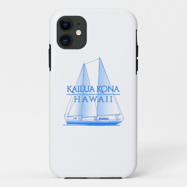 Coques Case-Mate iPhone Voile nautique côtière de Kailua Kona (Dos)