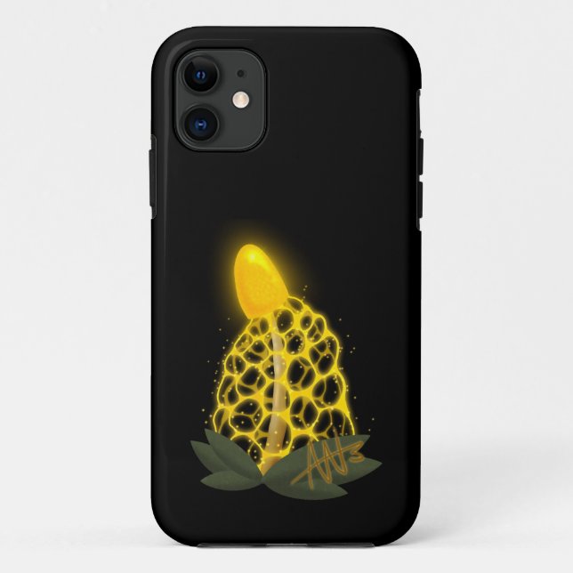 Coques Case-Mate iPhone Voile nuptiale magique Champignon jaune étincelant (Dos)