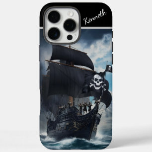 Coque iPhone 16 Pro Max Voiles Noires En Mer Stormy