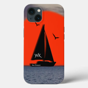 Case-Mate iPhone Case Voilier Monogrammé avec Nom sur le Bateau