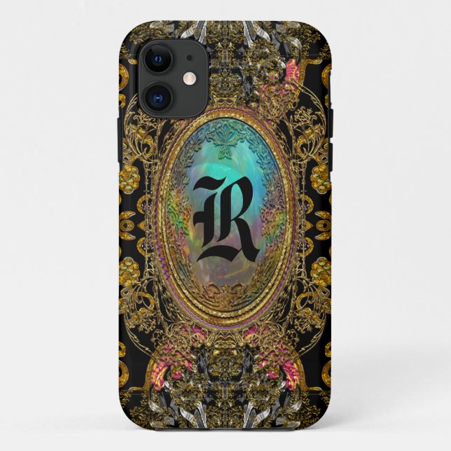 Coques Case-Mate iPhone Voitbanne Beau Monogramme Unique Romantique (Dos)