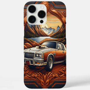 Coque iPhone 16 Pro Max Voiture classique des années 80 dans le rêve Pitto