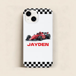 Coque Case-Mate iPhone Voiture de course personnalisée pour garçons