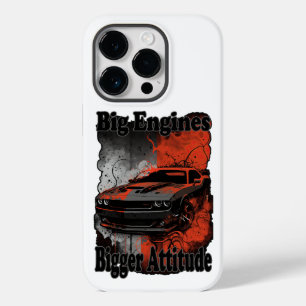 Coque Case-Mate iPhone Voiture Musculaire Gros Moteurs Attitude Plus Gran