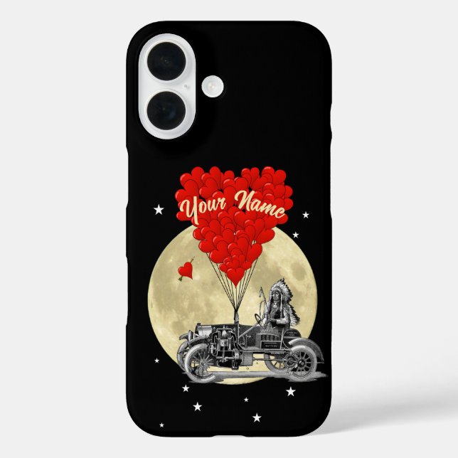 Coques Case-Mate iPhone Voiture Steampunk et coeur d'amour (Verso)