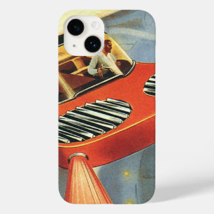 Coques Pour iPhone Voiture volante futuriste de science-fiction vinta