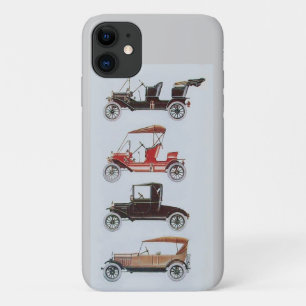 Coque iPhone 11 Voitures Vintage Rassemblement, Voiture classique 