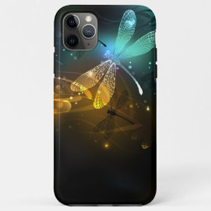 Case-Mate iPhone Case Vol de libellule verte lumineuse